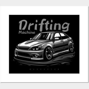 Drifting machine Posters and Art